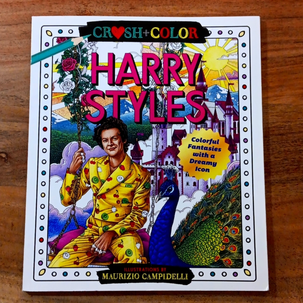 NEW HARRY STYLES Colouring Book